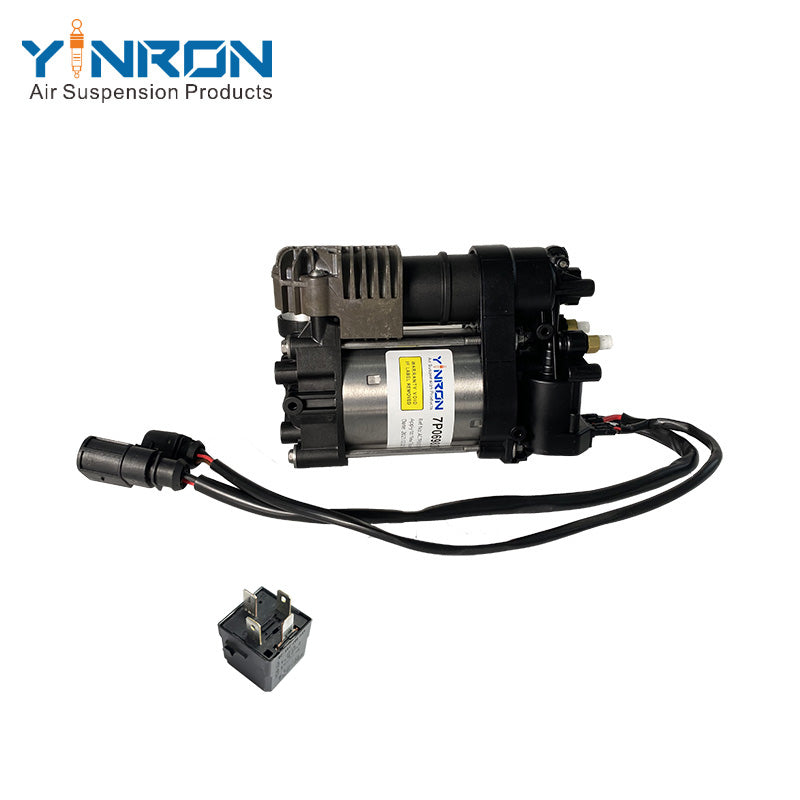 Volkswagen Touareg II 7P OEM 7P0698007 7P0698007A 7P0698007B 7P0698007C air compressor pump with relay