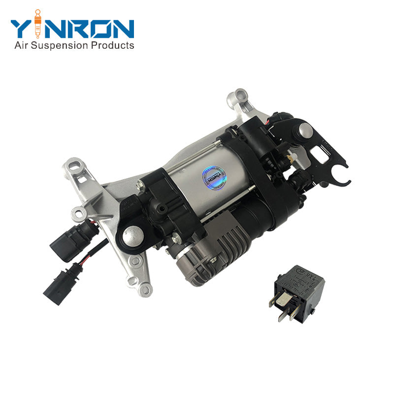 7P0698007 7P0698007A 7P0698007B 7P0698007C air compressor pump with bracket and relay for Volkswagen Touareg II 7P