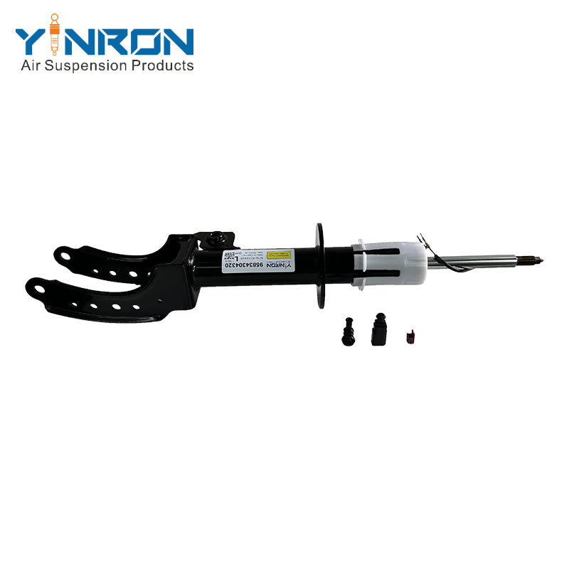 Front left with electric PASM shock absorber strut for Porsche Cayenne II 958 95834304320
