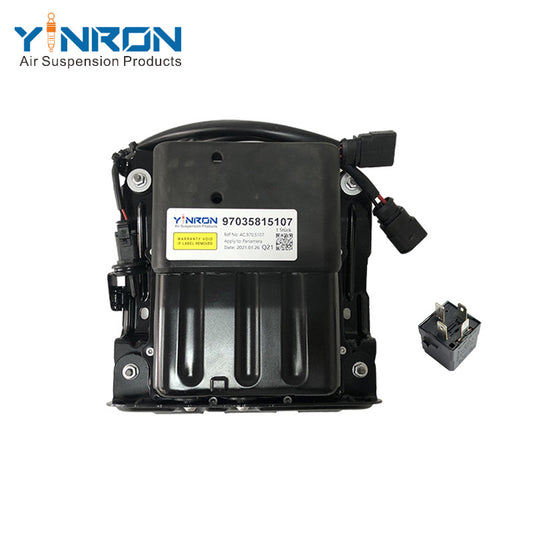 포르쉐 Panamera 970 97035815107 97035815108용 실드 및 릴레이가 있는 공기 압축기 펌프