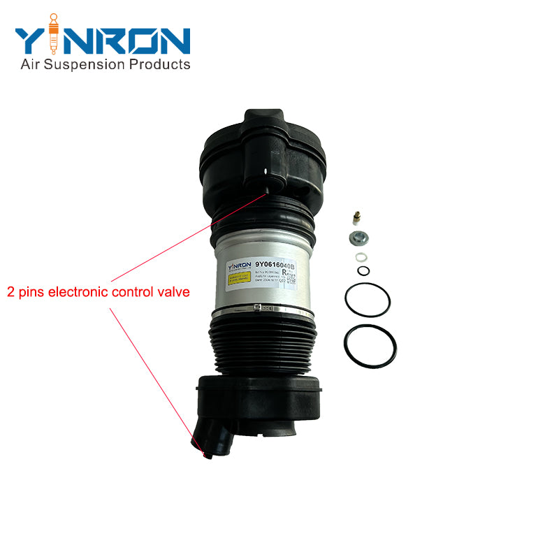 ポルシェ カイエン III 9YA フロント右エアスプリング(バルブ付き)9Y0616040B 9Y0616040C 9Y0616040D 9Y3616040