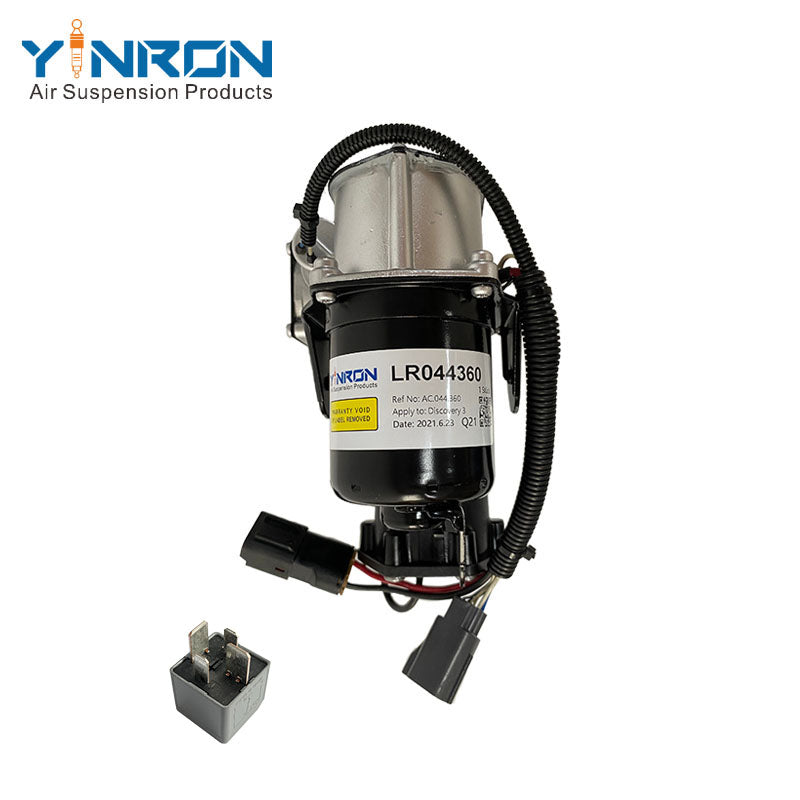 Air Suspension Compressor Pump for Land Rover Discovery 3 or Range Rover Sport - LR044360 (with Relay)