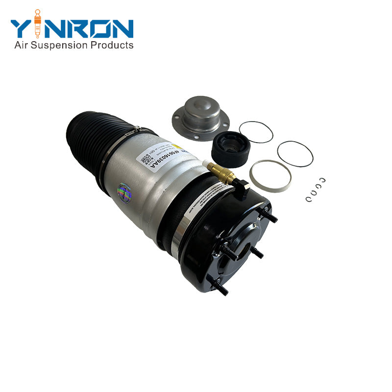 Side profile view for Audi A6 C6 4F front air suspension spring (4F0616039AA, 4F0616040AA)