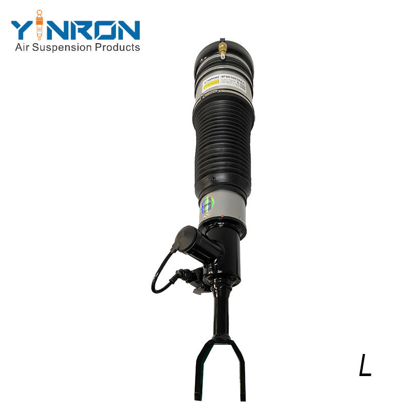 3D perspective angle view for Audi A6 C6 4F front left air suspension strut (4F0616039AA)