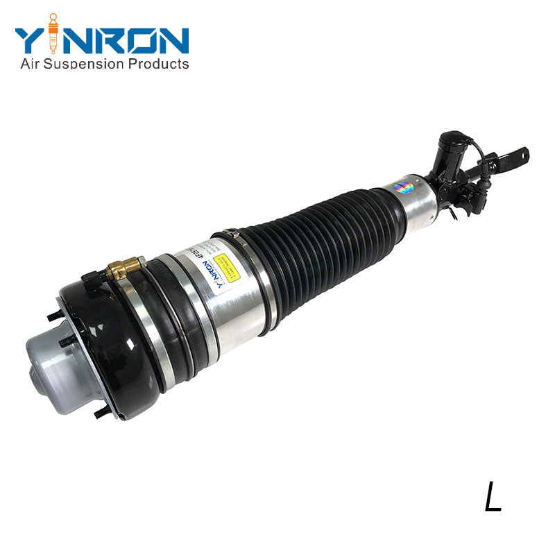 Side profile view for Audi A6 C6 4F front left air suspension strut (4F0616039AA)
