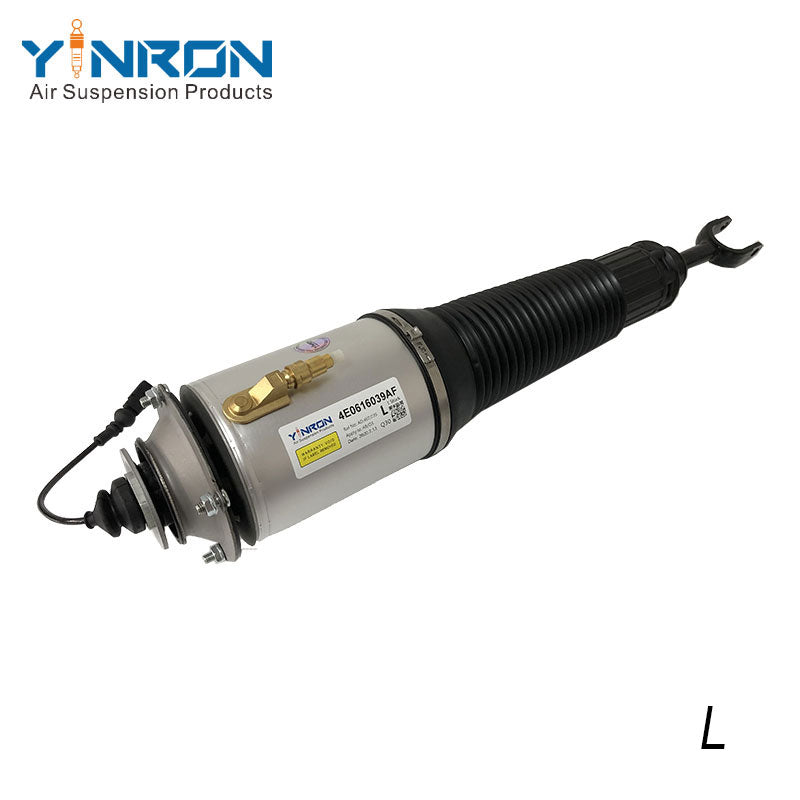 Top view for Audi A8 D3 4E (2002-2010) front left air suspension strut (4E0616-039-AF 4E0616039AF)