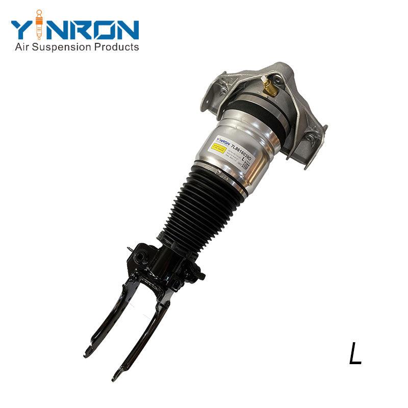 Full front view for Audi Q7 7L front left air suspension strut (7L8616039D)