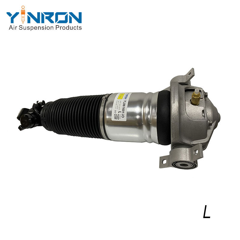 Straight eye-level view for Audi Q7 7L rear left air suspension strut (7L8616019D)