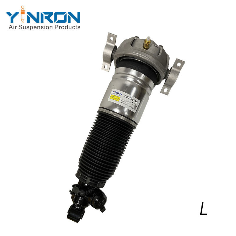 Side profile view for Audi Q7 7L rear left air suspension strut (7L8616019D)