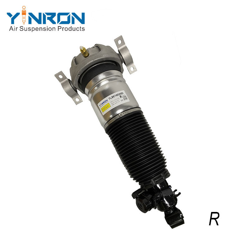 Side profile view for Audi Q7 7L rear right air suspension strut (7L8616020D)