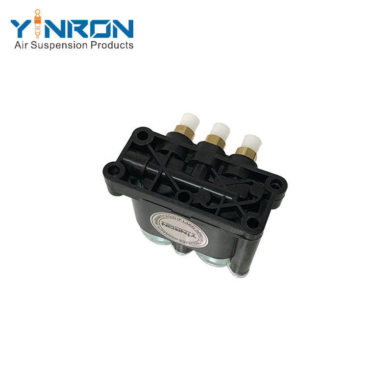 Bottom perspective view for BMW 5 Series E39 air suspension valve block (37221092349)