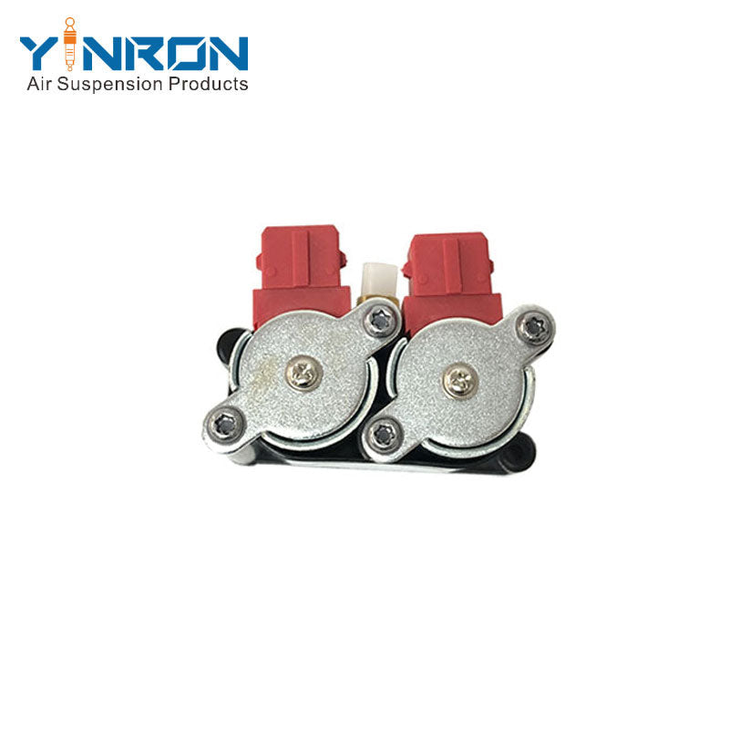 Top-down view for BMW X5 E53 air suspension valve block (37226787616)