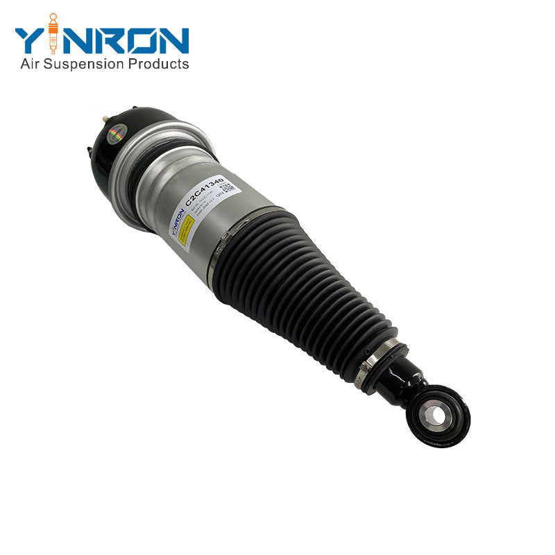 45-degree perspective view of Jaguar XJ X350/X358 rear air suspension strut with CVD (C2C41340)