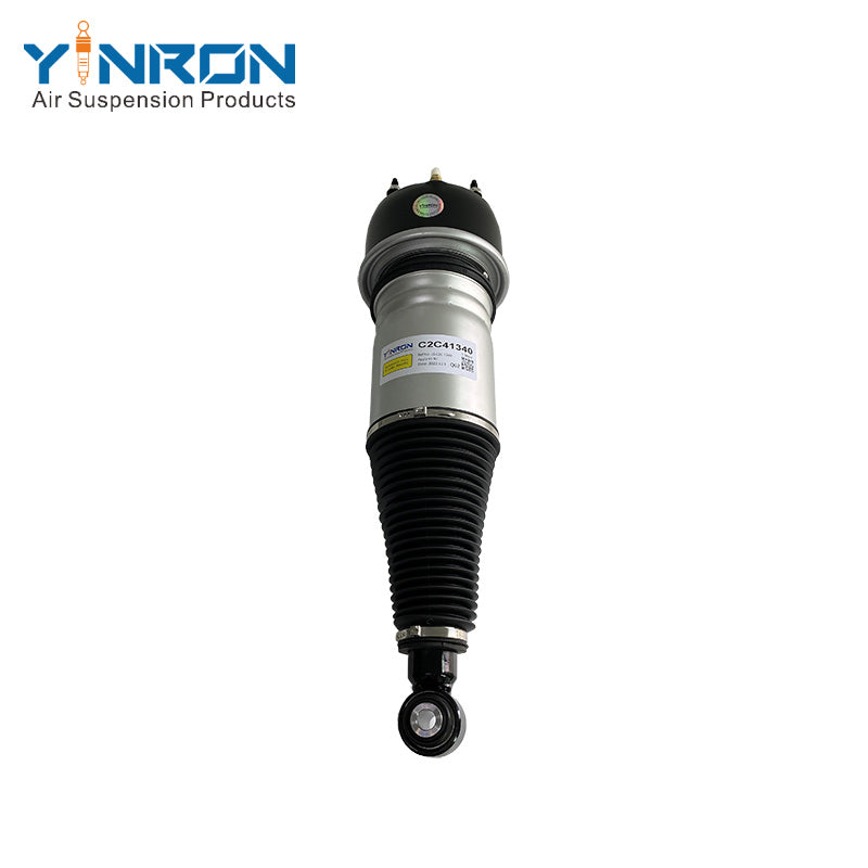 Full front view of Jaguar XJ X350/X358 rear air suspension strut with CVD (C2C41340)