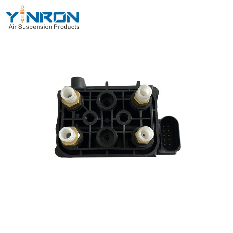 Top view for Jaguar XJ X351 air suspension valve block (C2D26814)