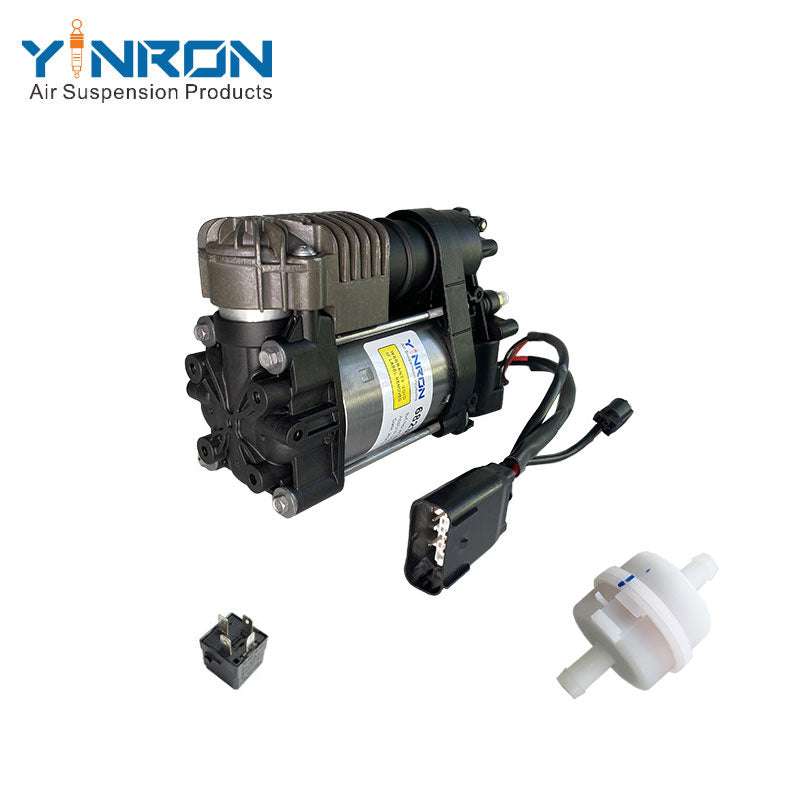 45 degree angled perspective view of Jeep Grand Cherokee 68232648AA air compressor pump kit