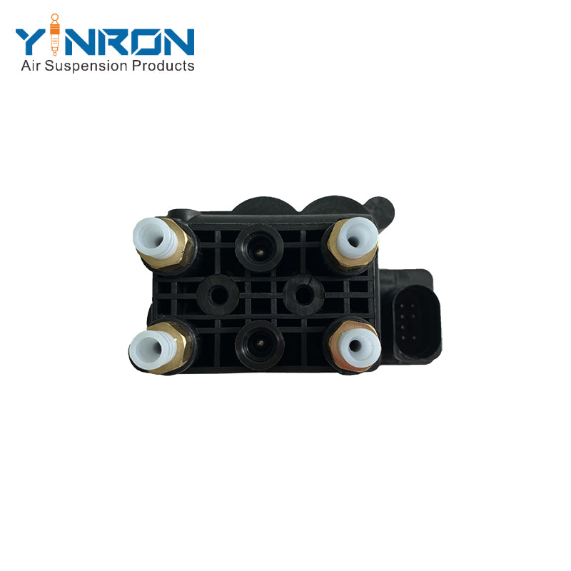 Front view of Kia Borrego air suspension valve block (558202J000)