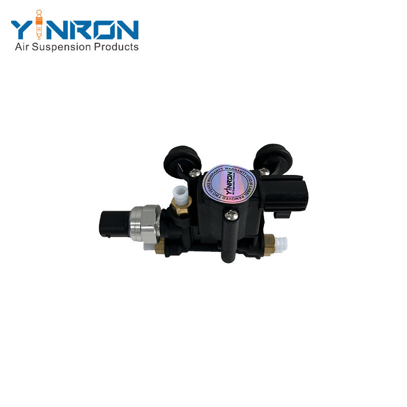 Top-down view for Land Rover Discovery 3 Range Rover Sport air suspension valve block (RVH000046)