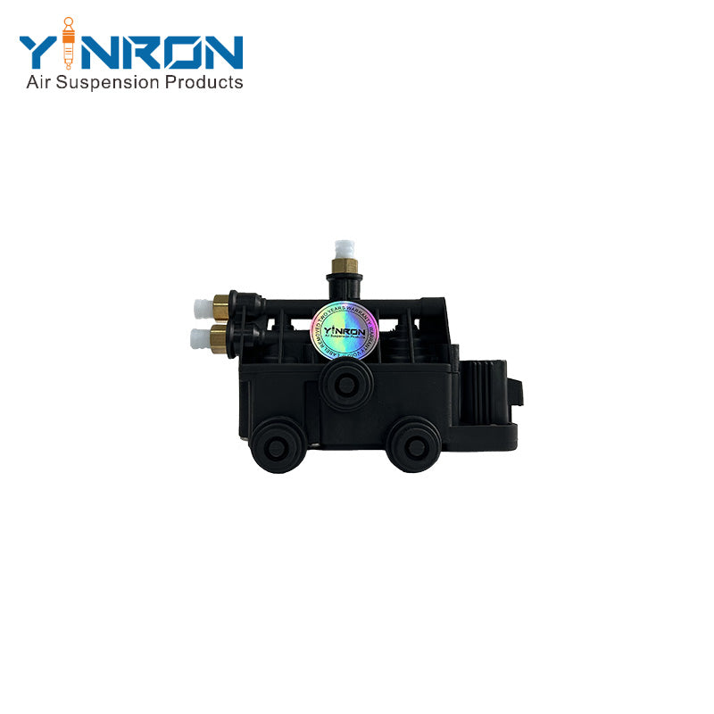 Level view of Land Rover Range Rover Sport Discovery 3 Discovery 4 rear air suspension valve block (RVH000055)