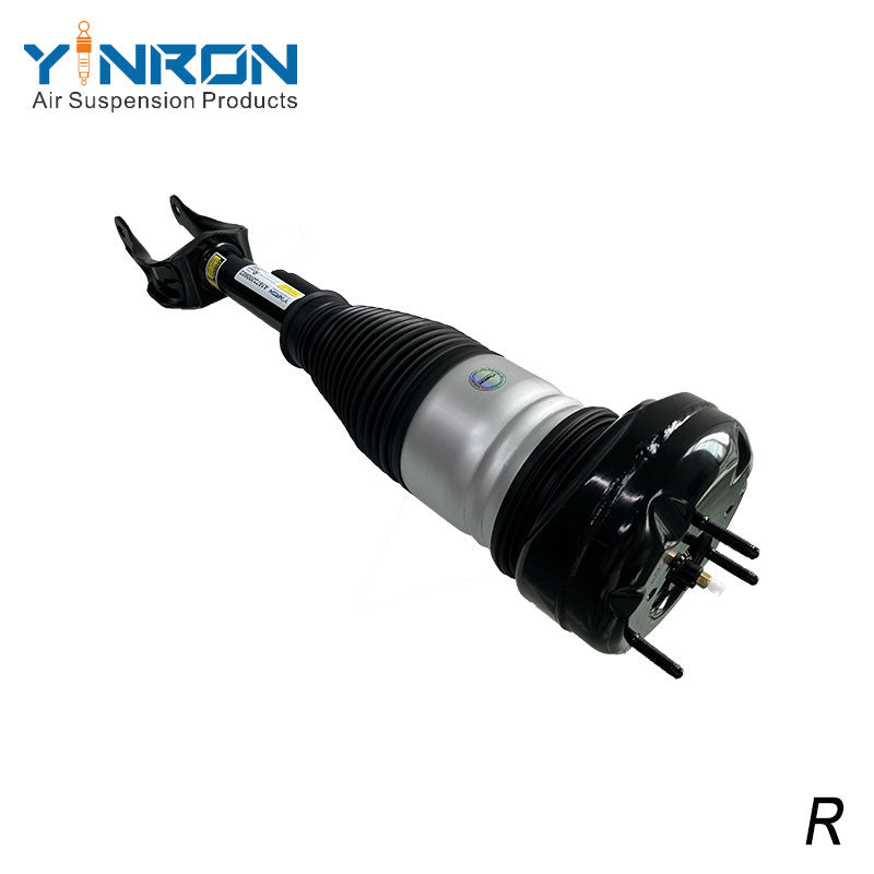 Detailed side profile view of Mercedes-Benz GLE-Class W167 front right air suspension strut (A1673200603)