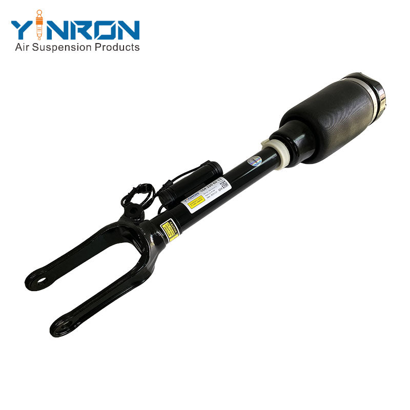 Perspective view of Mercedes-Benz ML W164 GL X164 air suspension strut (A1643206013) with ADS