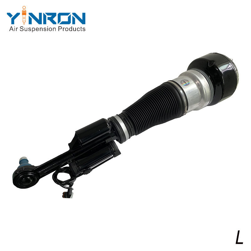 Full front view of Mercedes-Benz S-Class W221 4Matic front left air suspension strut (A2213200438)