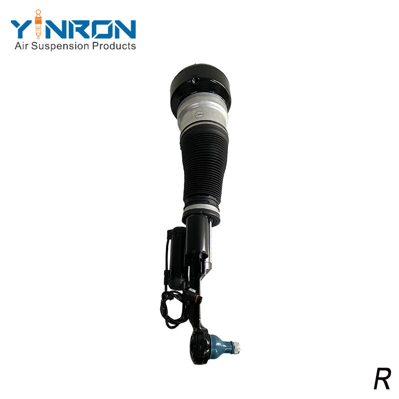 Vertical top-to-bottom view showing the structure of Mercedes-Benz S-Class W221 4Matic front right air suspension strut (A2213200538)