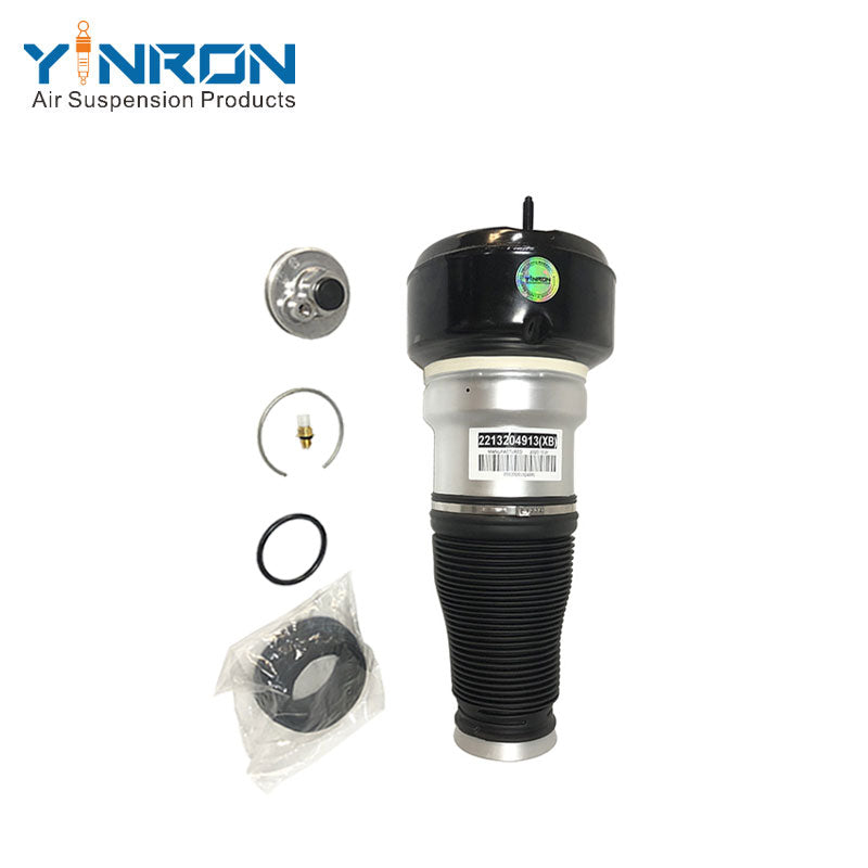 Vertical top-down view of Mercedes-Benz S-Class W221 front air suspension spring (A2213204913)