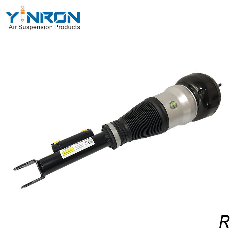 45-degree perspective view of Mercedes-Benz S-Class W222 front right air suspension strut (A2223204813)