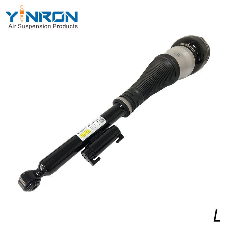 Full front view of Mercedes-Benz S-Class W222 rear left air suspension strut (A2223205213)