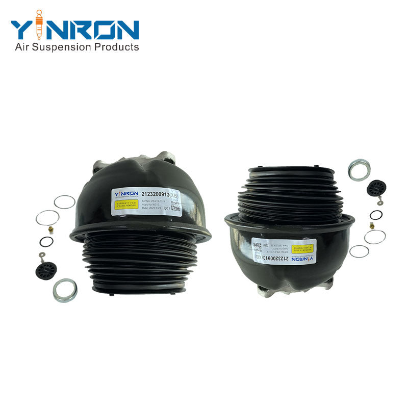 Pair main view of Mercedes E-Class W212 / W212 4Matic front air suspension springs (A2123200913 & A2123203138)