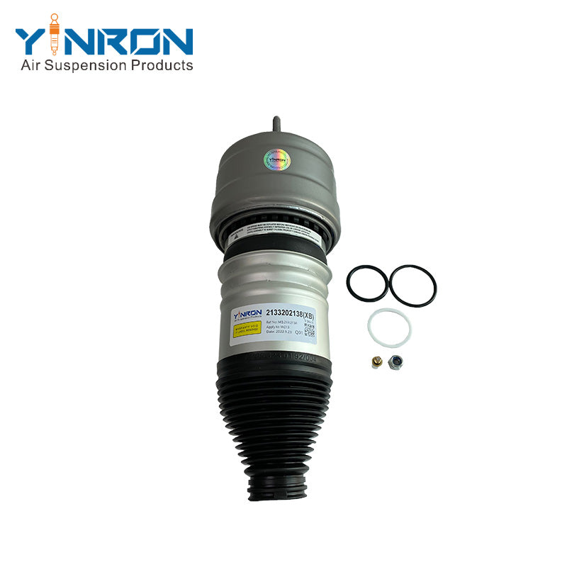 Eye-level view of Mercedes E-Class W213 front air suspension spring (A2133202138)