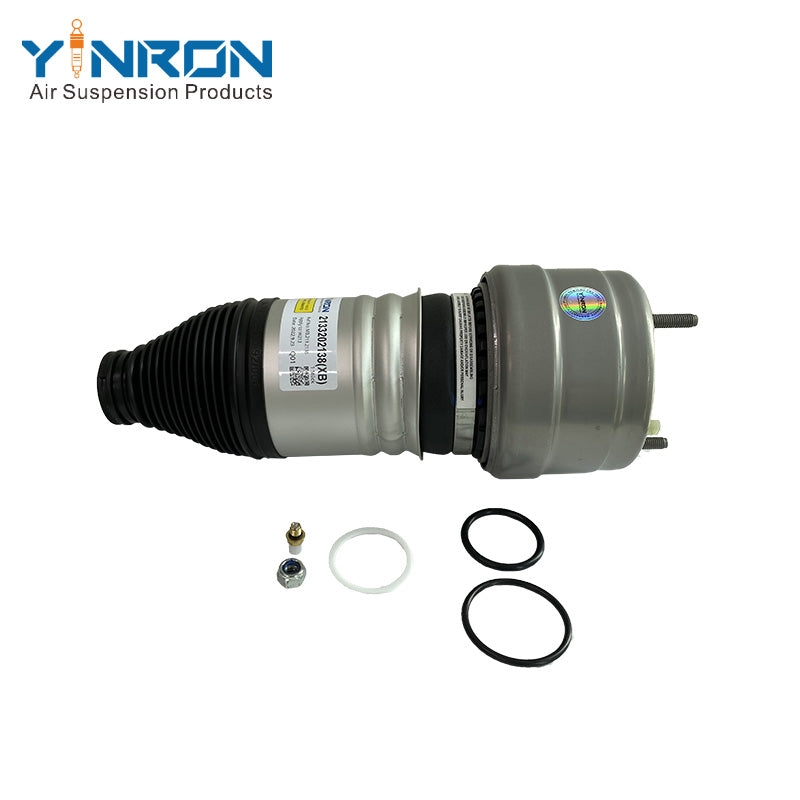 Top-down vertical view of Mercedes E-Class W213 front air suspension spring (A2133202138)