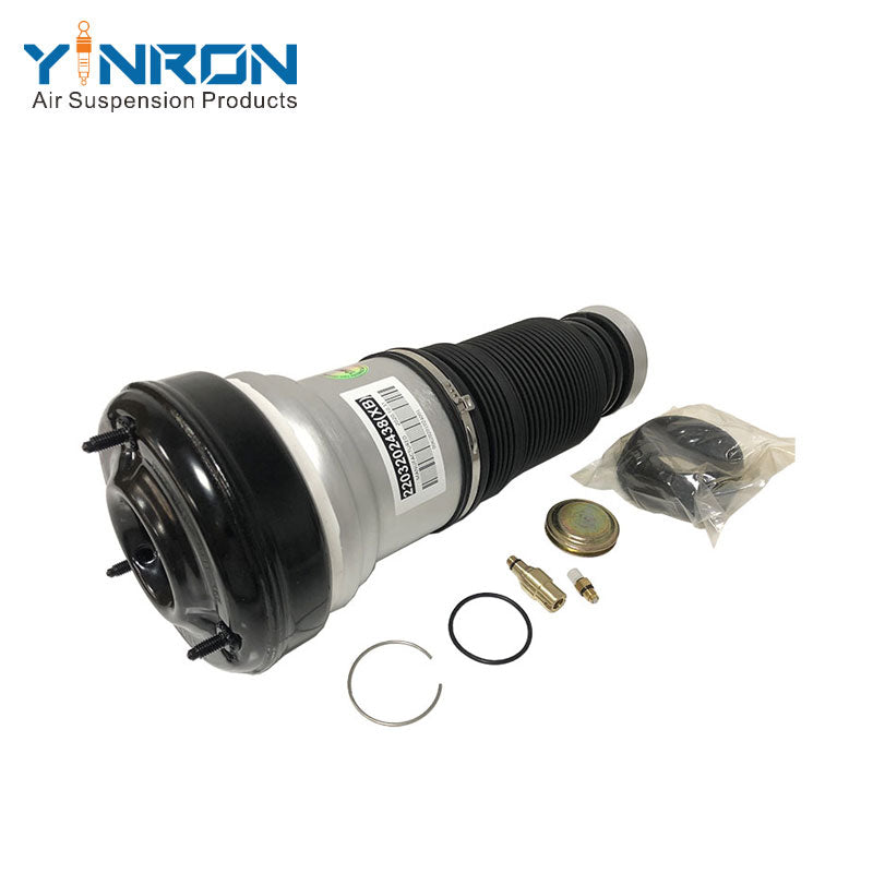45-degree angle view of Mercedes S-Class W220 & W220 4Matic front air suspension spring (A2203202438)