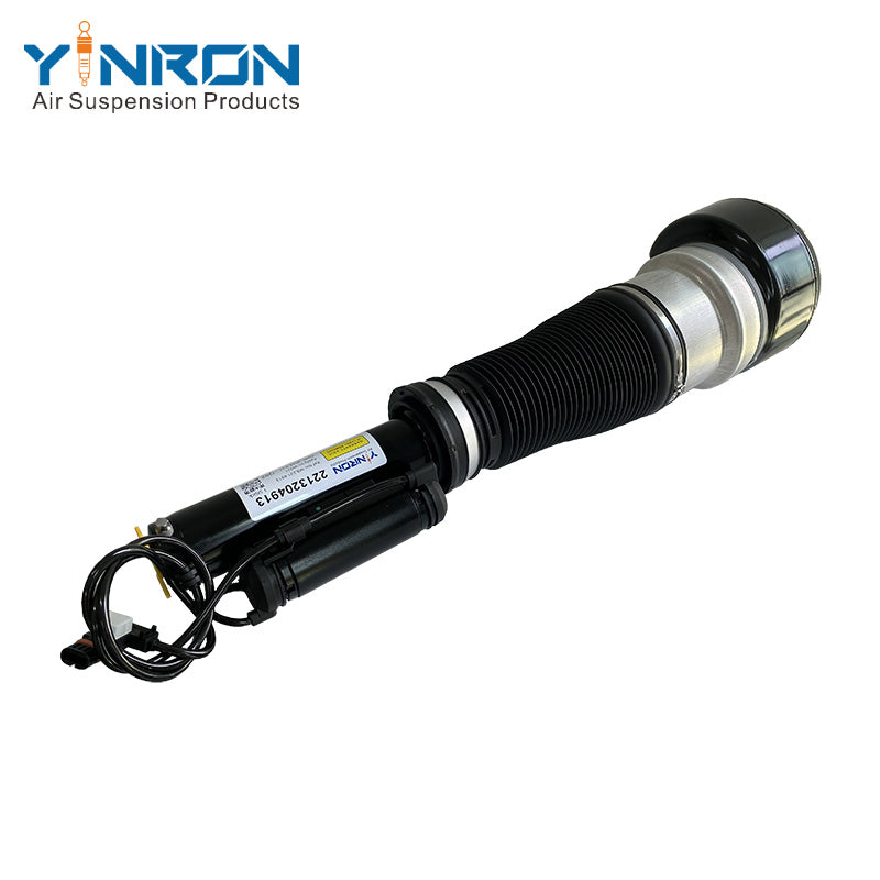 Full front view of Mercedes S-Class W221 front air suspension strut (A2213204913)