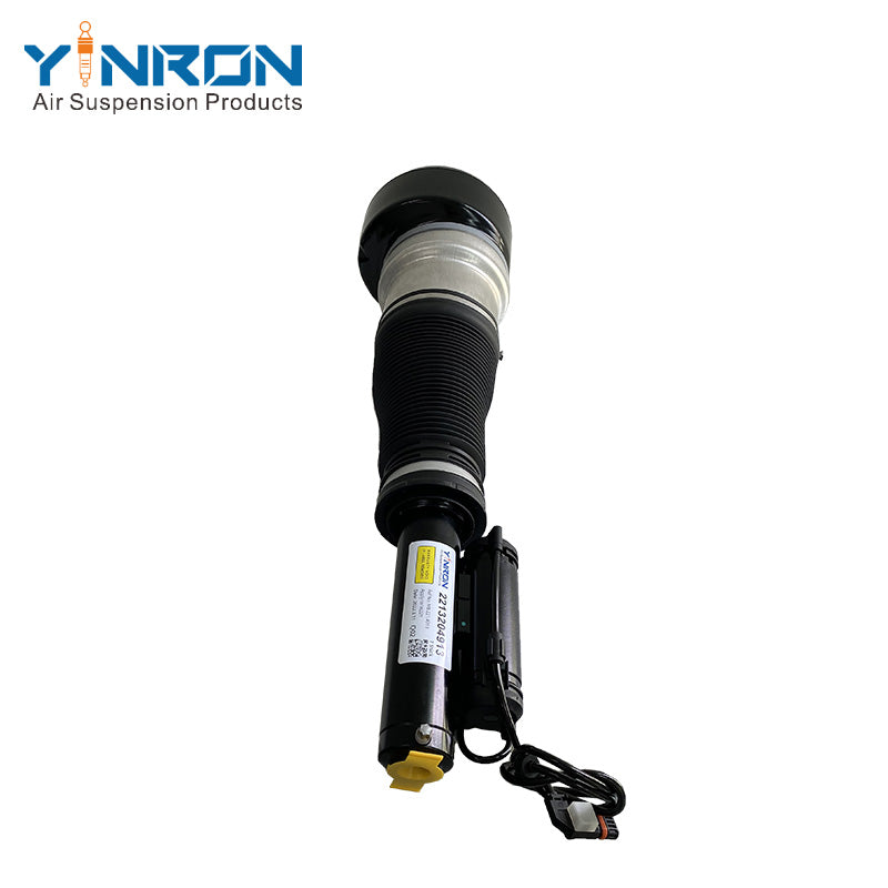 Vertical top view of Mercedes S-Class W221 front air suspension strut (A2213204913)