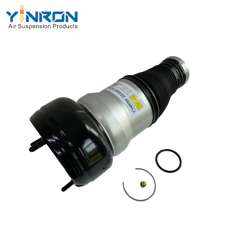 Full front view of Mercedes-Benz S-Class W222 front left air suspension spring (A2223204713)