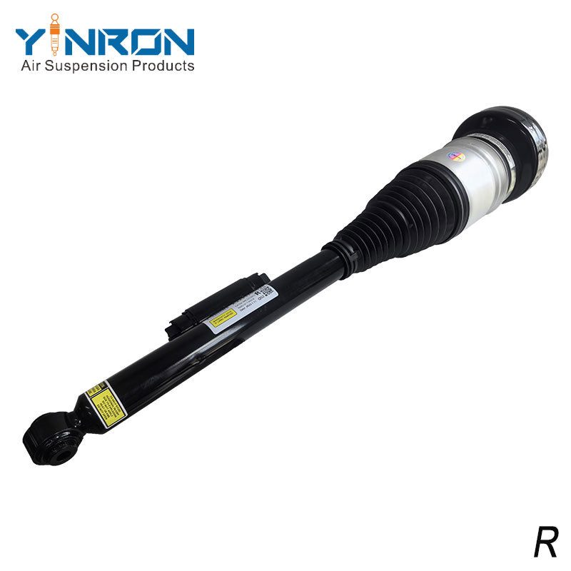 Side profile view of Mercedes S-Class W223 rear right air suspension strut (A2233209803)