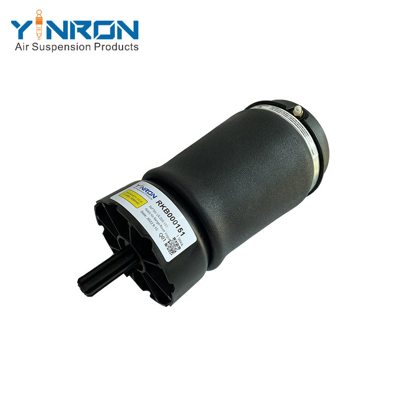 45-degree angled view of Range Rover Vogue L322 rear air suspension spring (RKB000151)