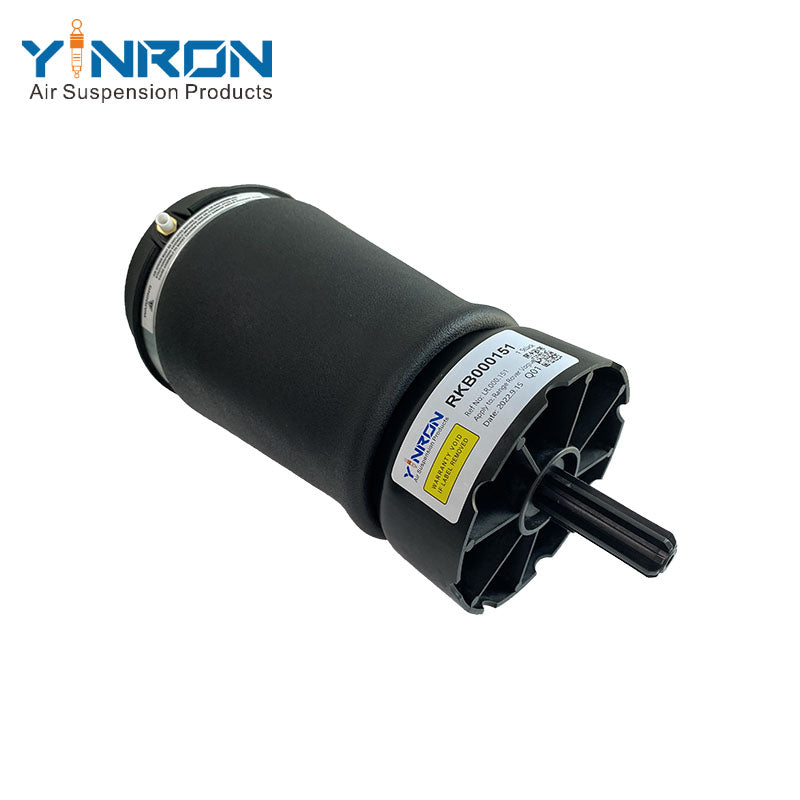 45-degree angled view of Range Rover Vogue L322 rear air suspension spring (RKB000151)