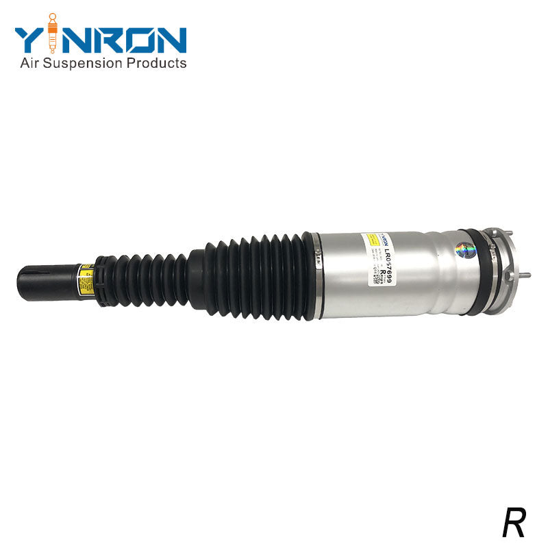 Main perspective view of Range Rover L405 front right air suspension strut with CVD (LR057700)