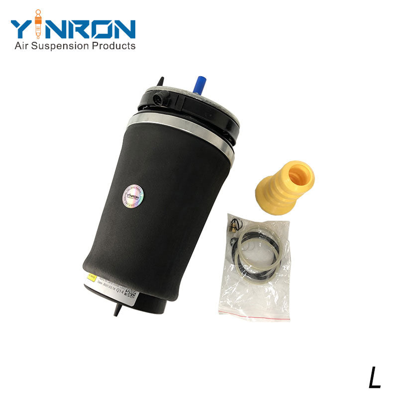 Full front view of Range Rover Vogue L322 front left air suspension spring (LR051702)