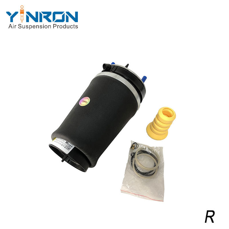 Full side view of Range Rover Vogue L322 front right air suspension spring (LR051700)