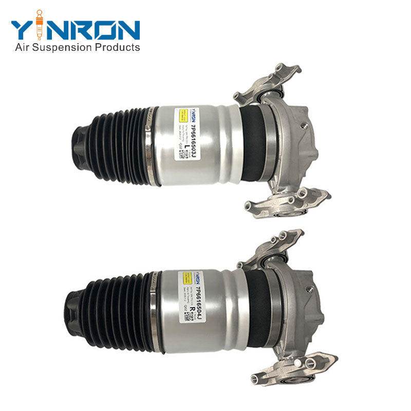 Full main view of VW Touareg II 7P rear air suspension spring pair (7P6616503G & 7P6616504G left and right set)