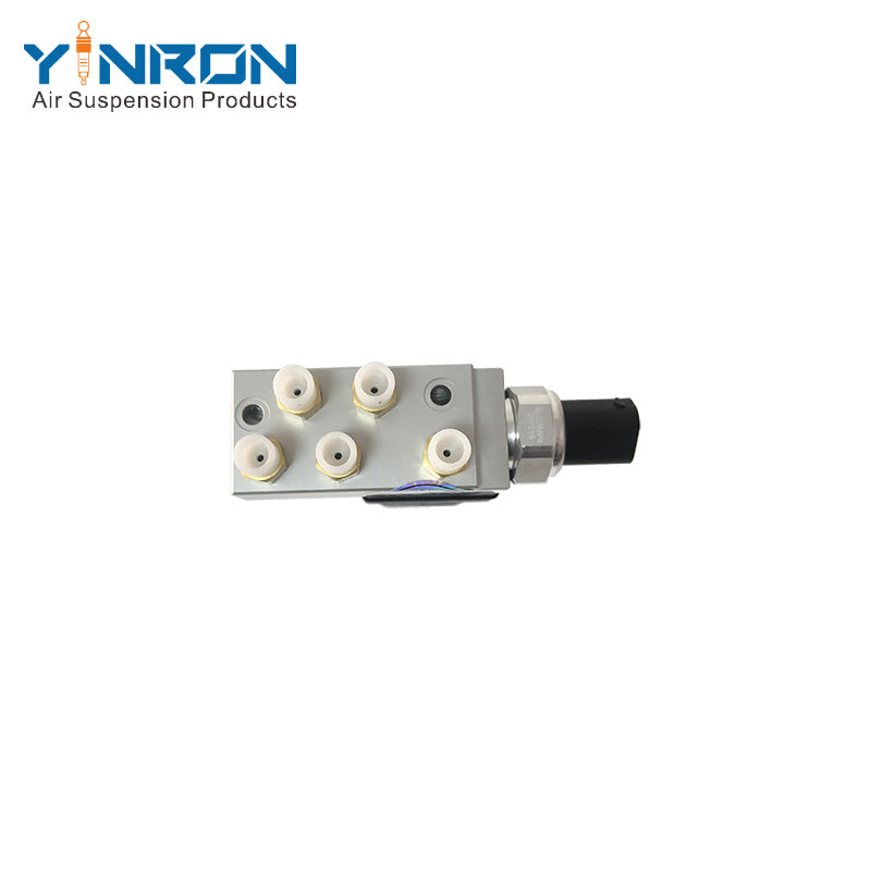 Top view for Mercedes-Benz E-Class W211 S211 air suspension valve block (A2113200158)