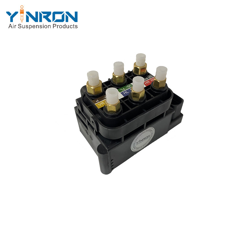 45-degree view of Mercedes-Benz GLE-Class W253 air suspension valve block (A0993200100)