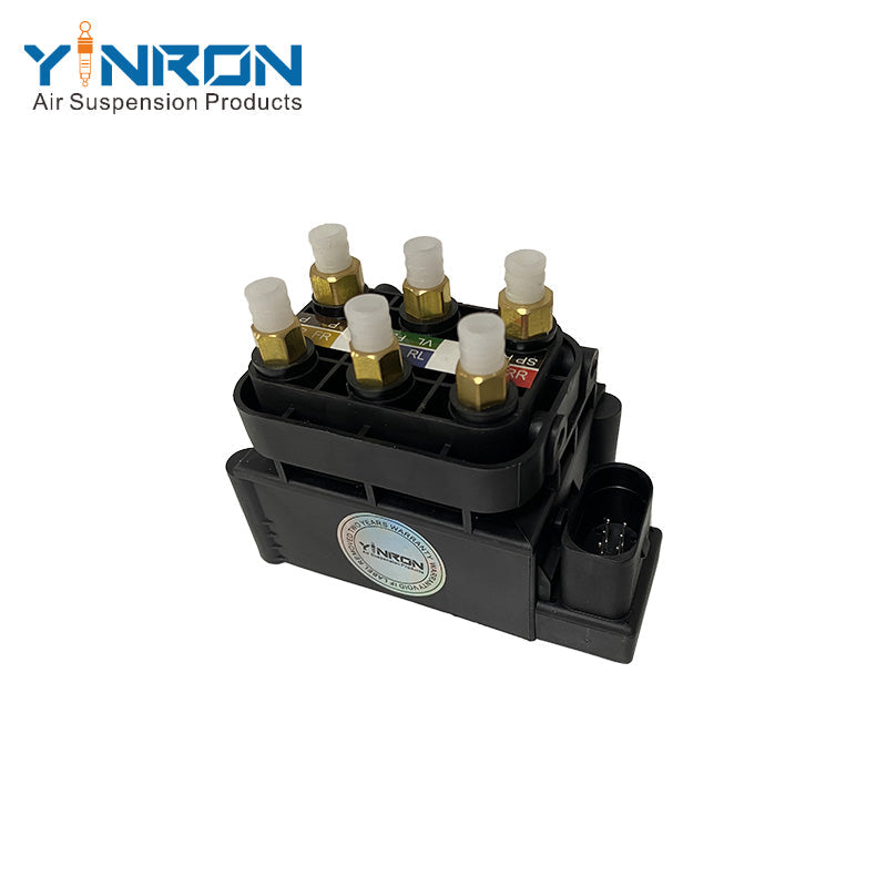 Side view of Mercedes-Benz GLE-Class W253 air suspension valve block (A0993200100)