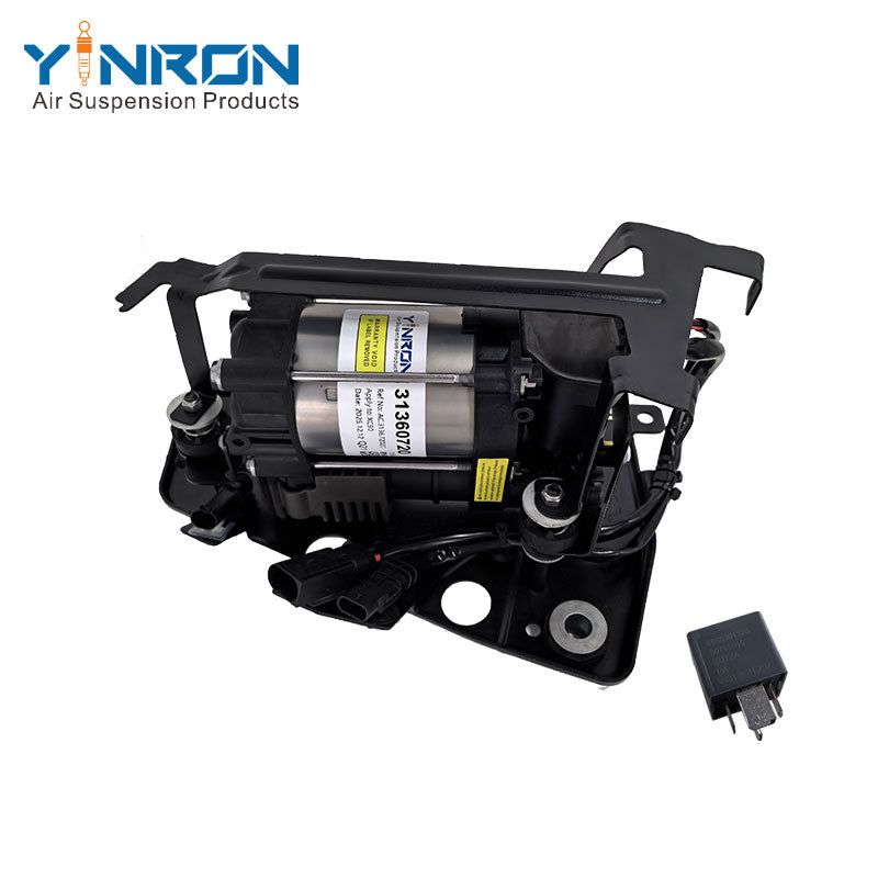 YINRON air suspension compressor pump for Volvo V90 CROSS COUNTRY S90L XC60 XC40 XC90 OEM NO 31360720 32315091 with relay