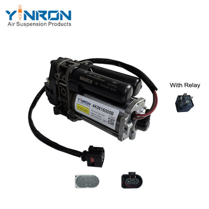 For Audi A6C8 A7 A6S6 (2019 - 2022) air compressor pump with relay 4K0616005B 4K0616005C 4K0616005D