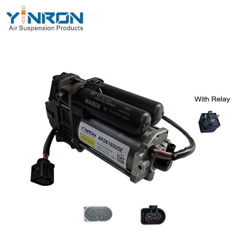 Mit Relais Luftfederkompressorpumpe für Audi E-Tron (2019 - 2022) 4KE616005E 4KE616005D 4KE616005F Airmatic-Versorgungseinheit